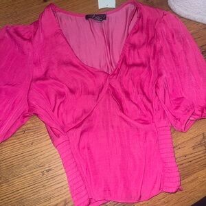Rachel Zoe Fuchsia Blouse
